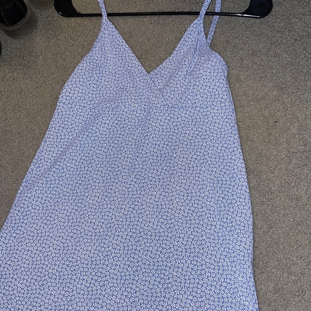 John Galt Blue Amara Mini Dress-brandy melville